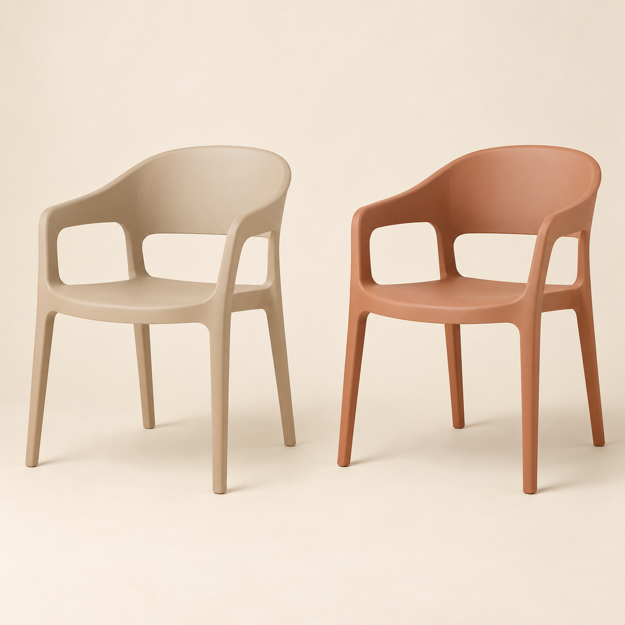 Haven Armchair in Sand and Clay